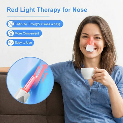NasalGlow Smart Red Light Therapy Device