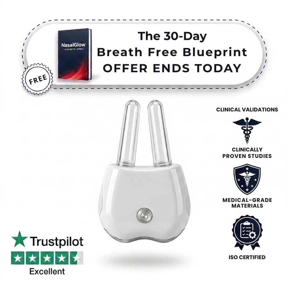 NasalGlow Smart Red Light Therapy Device